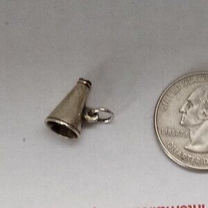 James Avery Megaphone Cheer Charm Sterling Silver